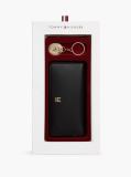 Black Zip-Around Wallet And Bag Charm Set  Women