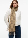 Beige TH Monogram Pure Wool Scarf  Women
