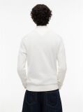 White Tommy Flag Lightweight Slim Quarter-Zip Jumper  Men