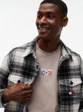 Brown Logo Graphic Slim Crew Neck T-Shirt  Men