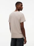 Brown Logo Graphic Slim Crew Neck T-Shirt  Men