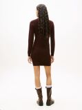 Brown Slim Midi Turtleneck Jumper Dress  Women