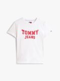 Beige Varsity Crew Neck T-Shirt  Women