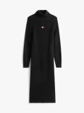 Black Tommy Badge Maxi Jumper Dress  Women