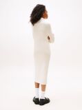 White Tommy Badge Maxi Jumper Dress  Women