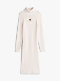 White Tommy Badge Maxi Jumper Dress  Women