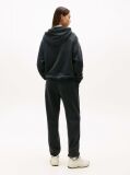 Black Crest Flag Hoodie  Women