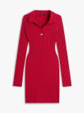 Red Tommy Badge Slim Midi Jumper Dress  Women