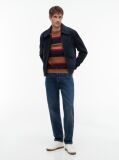 Multi Cotton Cashmere Crew Neck Jumper  Men