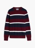 Red Cotton Cashmere Crew Neck Jumper  Men