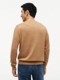 Brown Cotton Cashmere Crew Neck Jumper  Men