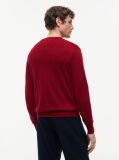 Red Cotton Cashmere Crew Neck Jumper  Men