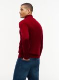 Red Zip-Neck Jumper  Men