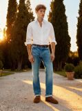 White Heritage Regular Fit Oxford Shirt  Men