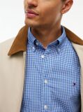 Blue Regular Fit Flex Gingham Shirt  Men