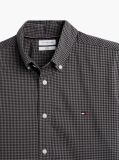 Grey Regular Fit Flex Gingham Shirt  Men
