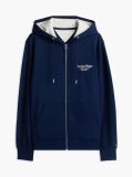 Blue Back Graphic Terry Zip-Thru Hoody  Men