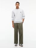 Grey Badge Fleece Crew Neck Sweatshirt  Men
