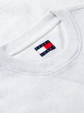 Grey Badge Fleece Crew Neck Sweatshirt  Men
