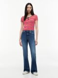Multi Slim Henley T-Shirt  Women