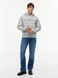 Grey TOMMY LOGO HOODY  Men
