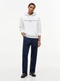 White Tommy Logo Hoody  Men