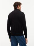 Black Cotton Cashmere Zip-Thru Cardigan  Men