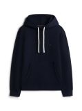 Blue Drawstring Fleece Hoody  Men