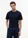 Blue Interlock Knit T-Shirt  Men