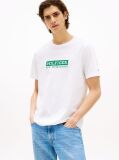 White Logo Graphic T-Shirt  Men
