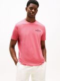 Pink Logo Crew Neck T-Shirt  Men