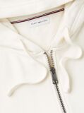 Beige Flag Embroidery Fleece Zip-Thru Hoody  Men