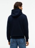 Blue Logo Fleece Drawstring Hoody  Men