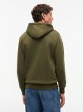 Green Logo Fleece Drawstring Hoody  Men