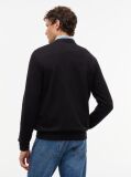 Black 1985 Logo Terry Crew Neck Sweatshirt  Men