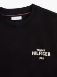 Black 1985 Logo Terry Crew Neck Sweatshirt  Men