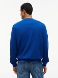 Blue 1985 Logo Terry Crew Neck Sweatshirt  Men