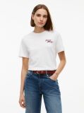 Beige Logo Jersey Crew Neck T-Shirt  Women