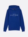 Blue Snap-Button Logo Hoody  Men