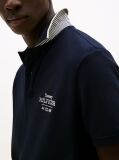 Blue Logo Embroidery Polo  Men