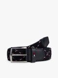 Blue Woven Elasticated Belt  Men