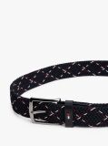 Blue Woven Elasticated Belt  Men