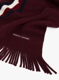 Red Modern Heritage Signature Wool Blend Scarf  Men