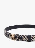 Blue TH Monogram Jacquard Belt  Women