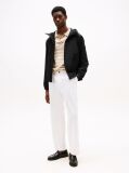 Black Logo Patch Hooded Jacket  Men