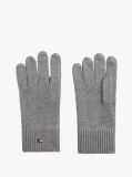 Grey Hilfiger Flag Embroidery Gloves with Cashmere  Men