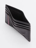 Black TH Business Corporate Leather Card Holder  Men