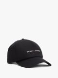 Black Six-Panel Baseball Cap  Men