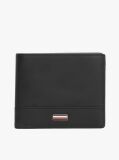 Black Corporate Leather Bifold Wallet  Men