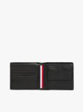 Black Corporate Leather Bifold Wallet  Men